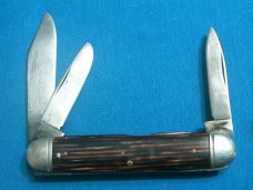 VINTAGE HIBBARD SPENCER BARTLETT HSB EQUAL END CIGAR PEN JACK FANCY FOLDING POCKET KNIFE KNIVES OLD