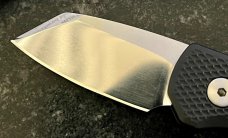 Protech Runt 5 Switchblade Knife, Mike Irie Hand Ground Mirror Polish Reverse Tanto Blade, New 