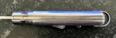 1960's Bargeon Small Switchblade, Rare "FRANCE" Mark, Metal Handle, 7 1/2 Inch 