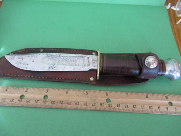 Marbles Ideal Leather Handle 40's or 50's Marbles Ideal Leather Handle 40's or 50's