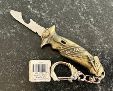 Vintage Miniature Out The Front (OTF) Switchblade Knife & Multi Tool, Unused
