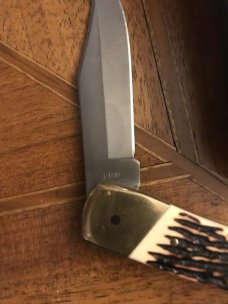 Vintage Schrade knife LB8 Uncle Henry and original leather sheath