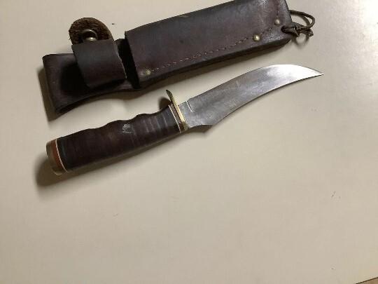 Craftsman USA Big Horn Skinner Hunting Knife Vintage 