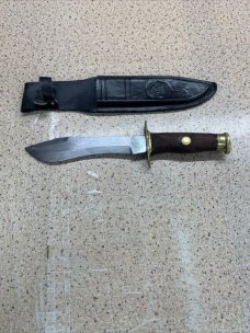 Vintage Puma style Hunting skinning Knife  not marked