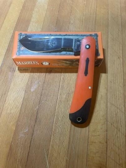Rough Ryder Cotton Sampler orange handles New in Box, un-used, MINT 