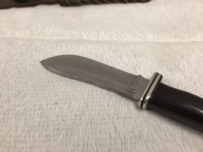 Vintage Buck 103 Skinner Knife With Leather Belt Sheath