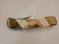 Vintage Parker Imai Japan K-139 hunter knife with bone handle 