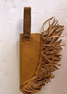 Vintage G. Crone HUNTING KNIFE w/ Sheath 