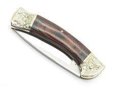  Vintage Parker Imai Seki Japan 4.75" Big Lou Scroll Folding Hunter Knife