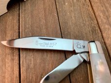 Queen Cutlery Stockman Mother of Pearl 47 Years Old 1976