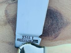 Star Japan 3344I folding knife with etched blade VGUC