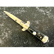 Vintage Miniature Keychain Switchblade Knife, Made In Japan, Hard To Find Variation