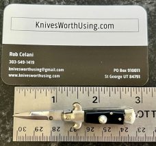 Vintage Miniature Keychain Switchblade Knife, Made In Japan, Hard To Find Variation 