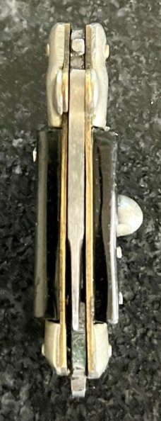 Vintage Miniature Keychain Switchblade Knife, Made In Japan, Hard To Find Variation 