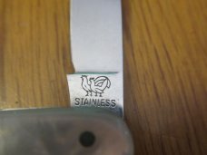 Hen & Rooster Voss Cut Co Germany Gunstock Pearl Lobster 