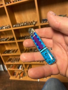 Turquoise handle 9cm custom
