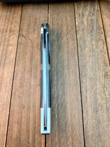 A.G. Russell Arkansas Toothpick Black Lip Mother of Pearl ATS-34 Bolster Lock