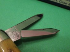 Case Classic 1 of 250 Made Bright Yellow Bone Split Back Whittler Pattern # 630055
