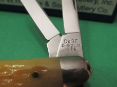 Case Classic 1 of 250 Made Bright Yellow Bone Split Back Whittler Pattern # 630055