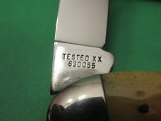 Case Classic 1 of 250 Made Bright Yellow Bone Split Back Whittler Pattern # 630055