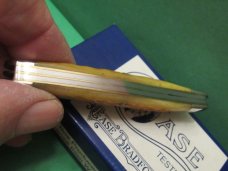 Case Classic 1 of 250 Made Bright Yellow Bone Split Back Whittler Pattern # 630055