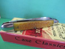Case Classic 1992 Proto 1 of 1 Yellow Banana Bone Split Back Anglo Saxon Whittler Pattern # 73091