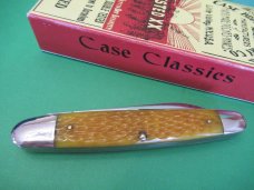Case Classic 1992 Proto 1 of 1 Yellow Banana Bone Split Back Anglo Saxon Whittler Pattern # 73091