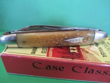 Case Classic 1992 Proto 1 of 1 Yellow Banana Bone Split Back Anglo Saxon Whittler Pattern # 73091