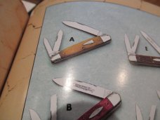 Case Classic 1992 Proto 1 of 1 Yellow Banana Bone Split Back Anglo Saxon Whittler Pattern # 73091