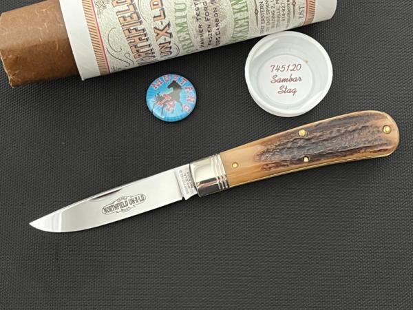 Great Eastern Cutlery GEC Northfield UN-X-LD 745120 Mustang in Sambar Stag Great Eastern Cutlery GEC Northfield UN-X-LD 745120 Mustang in Sambar Stag