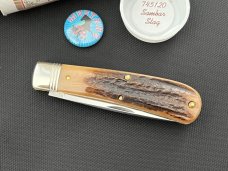 Great Eastern Cutlery GEC Northfield UN-X-LD 745120 Mustang in Sambar Stag