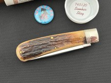 Great Eastern Cutlery GEC Northfield UN-X-LD 745120 Mustang in Sambar Stag