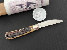 Great Eastern Cutlery GEC Tidioute 470114 Viper in Stag Cut Bone 