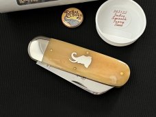 Great Eastern Cutlery GEC Tidioute 363122 Toenail Clipper / Sunfish in Indian Smooth Ivory Bone 