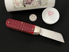 Great Eastern Cutlery GEC Tidioute 363122 Toenail Clipper / Sunfish in Blood Red Jigged Bone