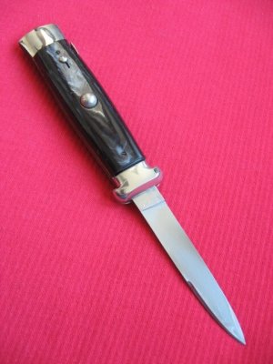 RARE Vintage Italian Lever Cocking OTF Switchblade Knife