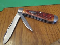 Case XX 2017 Tony Bose Chestnut Bone Eureka Jack Pattern # TB622017 154CM