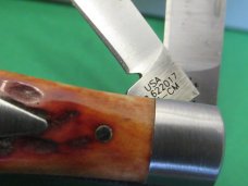Case XX 2017 Tony Bose Chestnut Bone Eureka Jack Pattern # TB622017 154CM