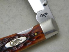Case XX USA 2008 Chestnut Bone 6154L Trapperlock Knife in Box