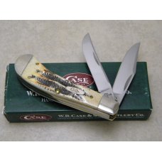Case XX USA 2007 Bone Stag T.B. 6.52110 Saddlehorn Knife NIB