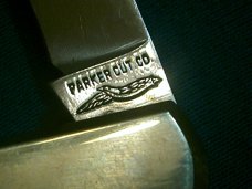 VINTAGE PARKER CUT CO JAPAN GETTYSBURG BONE CANOE 3 BLADE PEN JACK POCKET KNIFE KNIVES OLD