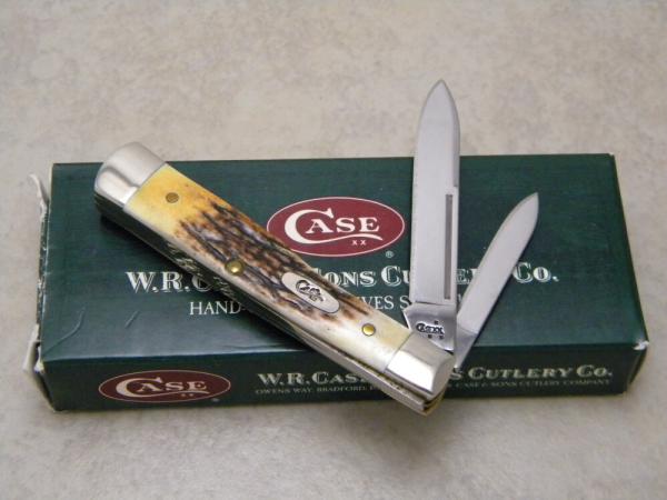 Case XX USA 2007 Stag 5215 Gunstock Knife NIB