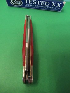 Case XX 2014 Pearl Shield Red Bone Muskrat  1of 300