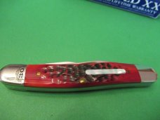 Case XX 2014 Pearl Shield Red Bone Muskrat  1of 300