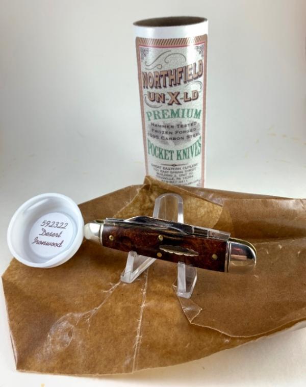 Great Eastern Cutlery UN-X-LD 592322 Desert Ironwood Whittler Shaffer Farm(#1008)
