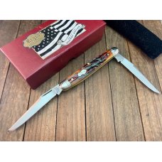 Rigid by Canal Street Cutlery Muskrat Amber Carved Bone Stag 2007