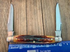 Rigid by Canal Street Cutlery Muskrat Amber Carved Bone Stag 2007