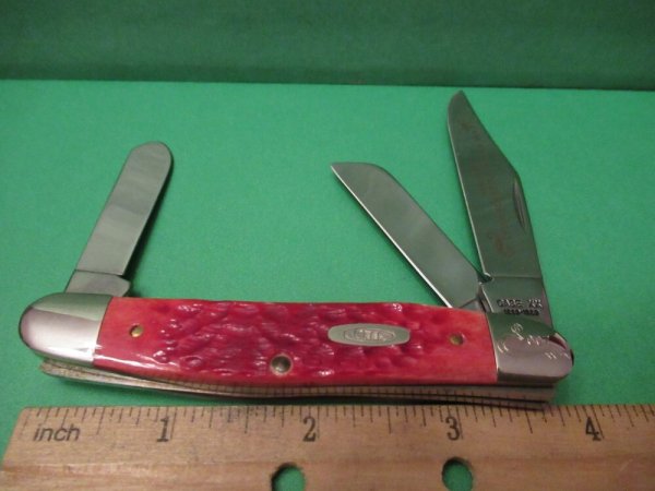 Case XX 1889-1989 Centennial Red Bone Stockman Pattern # R6347 SS