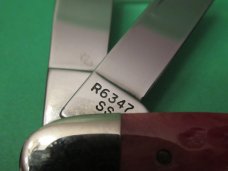 Case XX 1889-1989 Centennial Red Bone Stockman Pattern # R6347 SS