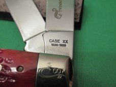Case XX 1889 to 1989 Centennial Large Red Bone Stockman Pattern # R6375 SS